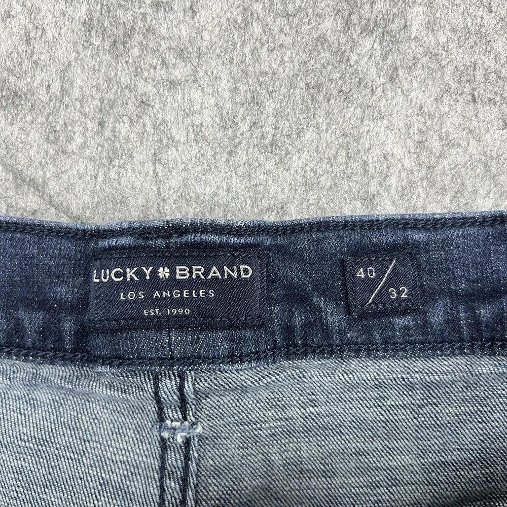 Lucky Brand Jeans Mens 40x32 Athletic Denim Stretch Straight Pants Fit36x29 READ